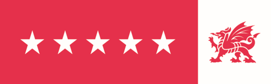 Visit Wales 5 star LAND logo